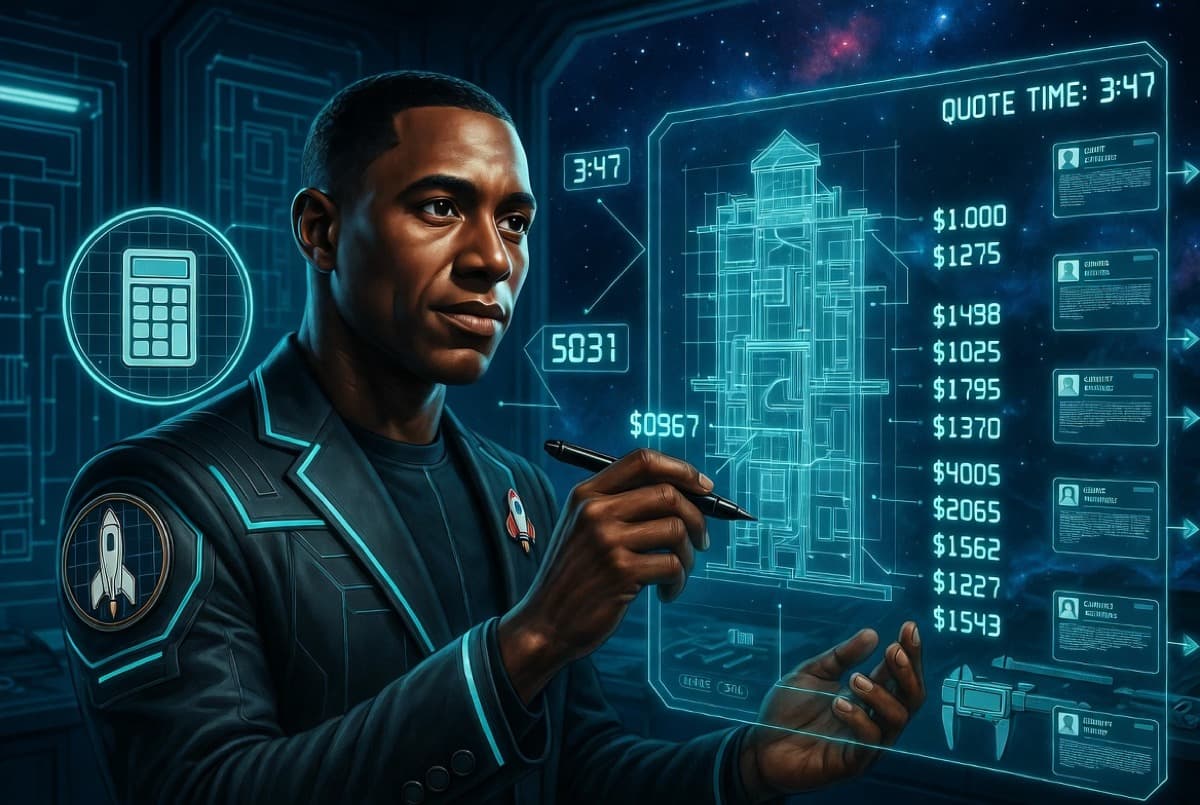 Marshall AI Estimator generating professional quotes and proposals in real time