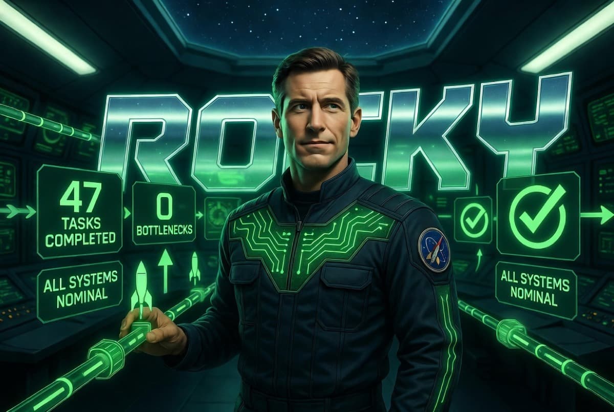 Rocky AI Operations Manager automating tasks and eliminating bottlenecks