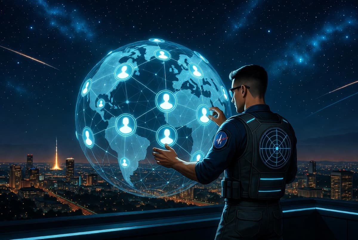 Scout AI Lead Generator analyzing global prospect network from Huntsville